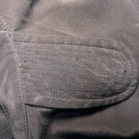 Twelfth Street by Cynthia Vincent Romper Silk Black Minimalist XS - Picture 6 of 7